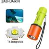 ZHAOZHANGX Torcia impermeabile a controllo magnetico, luce forte, ricaricabile, esterna, subacquea, immersioni notturne, emergenza, lampada LED T6