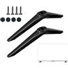 ZHUDAZHAO Piedini di ricambio per TV tcl TV, universale, 32 pollici, con viti, colore nero, piedini per TV, base TV, supporto universale per TV (antiscivolo)