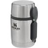 STANLEY Adventure Stainless Steel All-In-One Food Jar 0,53L / 18OZ con forchetta - Thermos per Alimenti in Acciaio Inossidabile Senza BPA - Mantiene il Caldo o il Freddo per 12 Ore