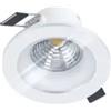 Eglo Faretto led ad incasso salabate 380 lm 2700k, Ø9 cm