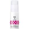 Canon : Inchiostro Compatibile ( Rif. GI-51 M ) - Magenta - ( 70 ml ) - ( Pigmentato )
