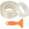 XKQYX Pellicola Protettiva Trasparente Per Vernice Auto, Auto Pellicola Adesiva | 2 Misure/Pellicola Protezione De Bordo Auto, Pellicola Di Protezione Per Auto Bicicletta - 5 Cm*10 M; 3 Cm*3 M