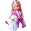 Simba- Evi Love Snow, 105733646, +3 anni, Tutina da sci, con pupazzo di neve
