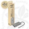 Club3D hub USB Type-C Metallico con 8 porte e 16200 Mbit/s
