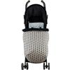 JYOKO KIDS Sacco Copripiedi Invernale Compatibile con Ovetti, Seggiolini Auto e Passeggini | Morbido Pile Teddy Extra Caldo | Prodotto in Spagna (BLACK STAR, FLEECE - 80 Cm)