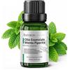 AMYRON Olio Essenziale Menta Piperita AMYRON 15 ml | Aroma Fresco e Naturale | Mentha Piperita | Puro Al 100% Ideale Per Uso In Diffusore Oli Essenziali | Massaggi | Uso Alimentare | Senza OGM.