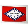 AZ FLAG Bandiera Arkansas 90x60 cm Poliestere 100D 2 Occhielli | Uso interno ed esterno bandiera decorativa dello stato americano dell'Arkansas doppie cuciture e bordi rinforzati