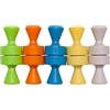 MAUL Magneti conici bianco blu giallo verde arancione 10 pz