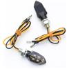 SUCANY MiNi Indicatori di Direzione,12V 5 LED Per Motocicletta,E24 M8 IP65 Frecce LED Moto,E-MARK,Indicatori di Direzione a per Moto, Auto a Pedali,Ambra (2 Pezzi)