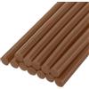 QUARKZMAN Mini Stick Colla a Caldo per Pistola Colla a Caldo 11mm x 100mm Marrone 12pz