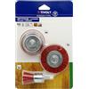 Tivoly XT20252580207 - Set di 3 spazzole per trapano per legno T6