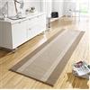 HANSE Home Tappeto passatoia con Nastro, 80 x 300 cm, Morbido Tappeto a Pelo Corto, Design Moderno per corridoio, Camera da Letto, cameretta dei Bambini, Bagno, Soggiorno, Cucina, Colore: Beige Crema