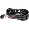 PICAA Kit Di Cablaggio Fendinebbia con Interruttore 12V 40A Kit Cavi Auto On-Off Interruttore per Barra LED Fuoristrada Cabina Barca-ATV Camion SUV e Moto 1-lead