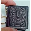 Libro dei Salmi in miniatura, coperchi in pelle naturale, marrone scuro SPAGNOLO
