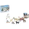 PLAYMOBIL Calendario dell'Avvento 71345 Viaggio di Natale in Slitta, Giocattolo per Bambini dai 4 Anni in su