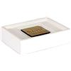 douceur d'intérieur, Portasapone (11,4 x 8,7 x 2,5 cm) Cerawood Naturale, Ceramica Finitura Bambù