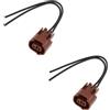 The Lord of the Tools 2 Pezzi Connettore Per Sensore Di Temperatura Del Liquido Di Raffreddamento dell'acqua A 2 Pin Compatibile Con SUZUKI GSX1300R