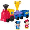 Fisher-Price Little People Disney - Trenino Musicale Topolino e Minnie, set trenino a spinta con musica e suoni, inclusi i 2 iconici personaggi Disney, 1+ anni, JKB04