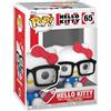 Funko POP! Sanrio: Hello Kitty - Hello Kitty with Glasses - Figura in vinile da collezione - Idea regalo - Prodotto ufficiale - Giocattoli per bambini e adulti - Modello di figura per collezionisti