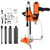 VEVOR Carotatrice per Calcestruzzo, Diametro di Foratura 200 mm Trapano a Carotaggio Portatile per Calcestruzzo con Supporto, con 4 Punte da Trapano, 1000/2250 giri/min 2 velocità 1500 W