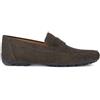 Geox U Kosmopolis + Grip, Moccasin Uomo, Marrone Scuro, 43 EU