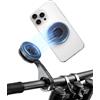 Baseus PrimeTrip VB1 Porta Cellulare Bici in Alluminio, Supporto Telefono Manubrio di Mountain Bike, Porta Manubrio per iPhone 17 16 15 14 13 12 Pro, Pro Max Plus, Samsung, Google Pixel