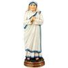 DRW Figura Santa Teresa di Calcutta Fondatrice delle Missionarie della Carità e Santa dei Poveri in Resina Dipinta a Mano 6x6x20 cm