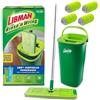 LIBMAN COMMERCIAL Libman Rinse 'n Wring Mop and Bucket System | Mocio per pavimenti in microfibra | Detergente per pavimenti in legno duro | Mocio bagnato e asciutto | Camere d'acqua pulite e sporche | Lame elettriche