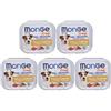 Monge Fruit Paté & Bocconcini con Pollo Lamponi per Cani 5x100 g