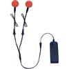 YnGia 2pcs 30mm Incandescente Led Occhi, EL Pannello Luce Elettroluminescente El Foglio Luce Rotonda Tagliabile Neon Foglio per Cosplay Partito Maschera Occhi Supereroe Casco Decorazione (Rosso)