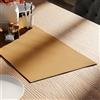 Encasa XO Runner da tavola Dimensioni 32x91 cm | Tessuto in tela di cotone | Tinta unita Mostarda intenso | Lavabile in lavatrice e resistente