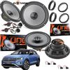Hertz Evotuning Kit 6 Casse Altoparlanti Hertz K165 X165 Ant+Post per Volkswagen T-Roc dal 2017