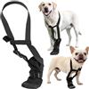 CHONGQILAO Stivali per Cani Paw Protector, Calze di Protezione e Recupero per Cani, Scarpe per Cani per Zampe Ferite, Protezioni per Zampe di Cane Calzini Antiscivolo Cane, Calzini Cane Impermeabili