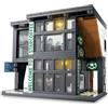 QLT QIAOLETONG City Café Casa mattoncini da costruzione Architettura Blocchi da costruzione, Compatibile con Lego Friends Casa Ideas Negozio-Café Street View decorazione Regalo per Adulti e Ragazze da