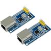 Binghe W5500 Modulo di rete Ethernet LAN Binghe 2 pezzi Modulo di rete W5500 compatibile con il microcontrollore STM32/51 Interfaccia SPI Protocollo TCP/IP Per IOT/Smart Home/Automazione industriale