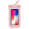 unycos - Custodia Impermeabile per Cellulare con Corda Appesa, Protezione Universale IPX8 Fino a 6,9 Compatibile con iPhone 14 Pro Max 13 Pro 12 11 Xiaomi 13 12 11 Galaxy S23 S22 S21 S20 (Rosa)