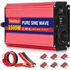 TAGEEBLU 1500w Inverter 12v 220v Onda Pura con Display LCD & EU Presa