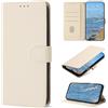 BoxTii Cover per Samsung Galaxy A53 5G, Custodia in PU Pelle Portafoglio con Blocco RFID, Chiusura Magnetica Antiurto Cover a Libro per Galaxy A53 5G, Bianco