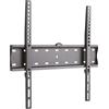 Drall Supporto da Parete Universale per TV - Solo 2,7 cm di Distanza dalla Parete Piatto Stretto Fisso - per televisori LCD LED OLED da 26-55 Pollici - VESA 100 200 300 400 Modello Nero: P48A