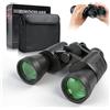 BOSTRON Binocolo 10x50 HD Professionale, Prisma Porro BK7, Lenti MC Impermeabile, Binocolo Portatile per Birdwatching, Escursioni, Caccia, Concerti e Sportivi