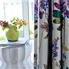 MYRU 1 Pair Purple Blue Flower Curtains for Living Room,Blackout Window Drapes for Bedroom (2 x 54x84 Inch)