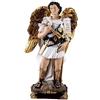 DRW Figura Arcangelo con armatura Resina dipinta a mano 13 cm (Gabriel)