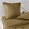 TODAY Essential - Set di 2 federe 63 x 63 cm, 100% cotone, tinta unita, colore: bronzo