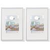 walther design cornice argento 21 x 29,7 cm (DIN A4) Nuovo stile di vita Cornice in plastica KV130S (Confezione da 2)