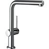 hansgrohe Talis M54 - Rubinetto da cucina (1 getto), Miscelatore cucina con altezza bocca 270 mm, Rubinetto monocomando con bocca girevole, cromo, 72840000