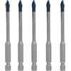 Bosch EXPERT HEX-9 Hard Ceramic Drill Bit 5pc 5mm