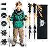 Underwood Aggregator Bastoncini da Trekking Pieghevoli per Bambini - 2 Bastoncini Regolabili Leggeri, Bastoni in Alluminio Pieghevoli per Bambini, Design Retrattile per Escursionismo/Sci (6-12 Anni)