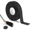 Udbrud Nastro da Hockey, 25m x 25mm Nastro di Presa Anti-Scivolo per Sport su Ghiaccio Nastro Tessuto per Hockey Antiscivolo Impugnatura Bastone per Golf Tennis Badminton, Nero