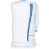 Orbegozo KT 5002, bollitore elettrico, 750-900 W, capacità 1 litro, senza BPA, caraffa rimovibile, filtro nel coperchio, protezione dal surriscaldamento, resistenza sommersa, colore bianco