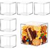 Pilikoll 6 Pezzi 10x10x10cm Cubo Trasparente con Coperchio per Giocattoli | Scatoline Trasparenti in Acrilico, Cubo Acrilico con Coperchio, Scatola Quadrata Trasparente, per Conservazione Bomboniere
